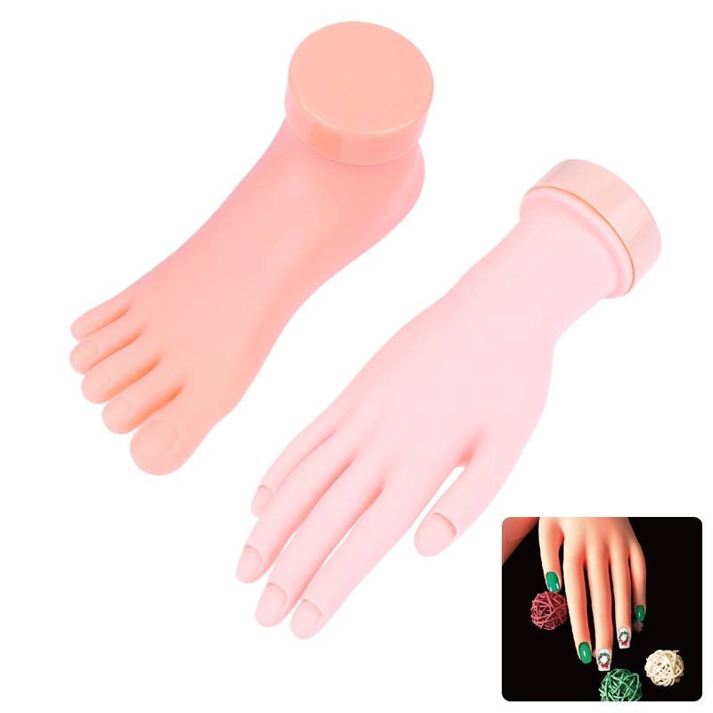 Nail Art Fake - Nail Art Training Practice Hand Silicone