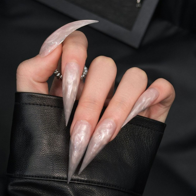 Nail Art Fake - Super Long Stiletto Press On Nails
