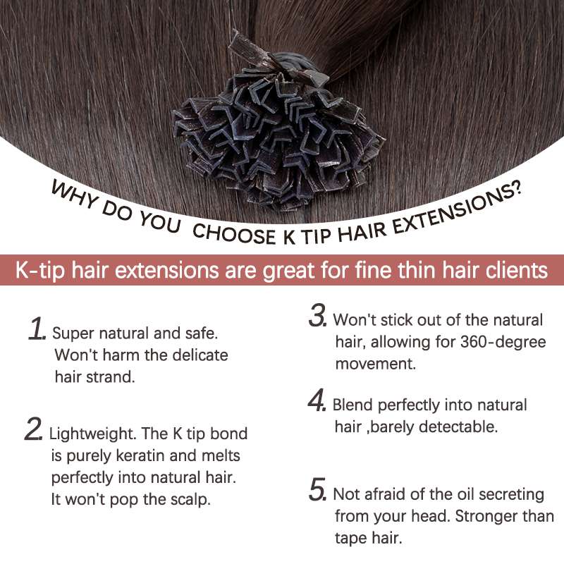 VADES K Tip Hair Extensions Hu - Nail Art Natural review and price