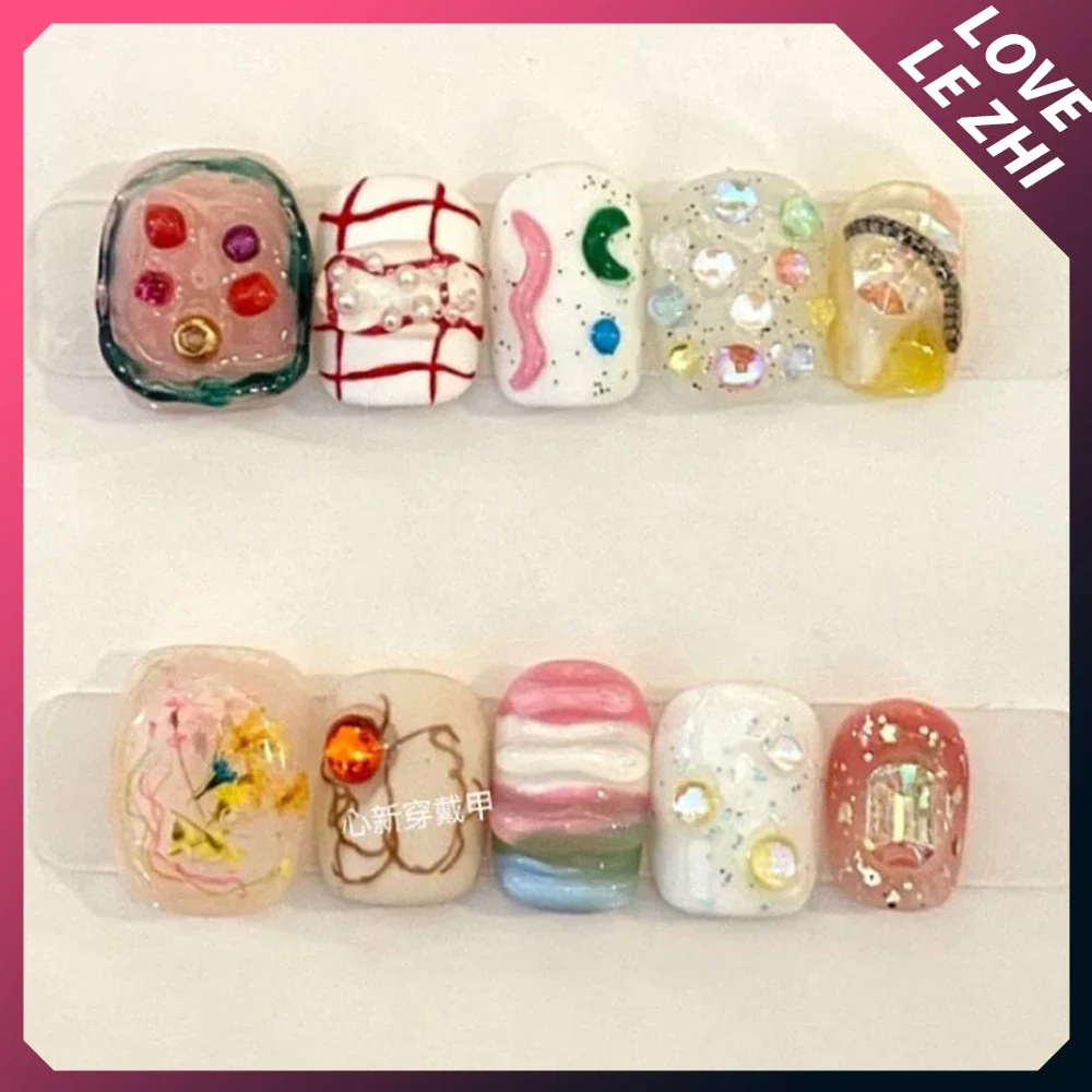10Pcs Diy Creativity Funny Mas - Nail Art Love review and price