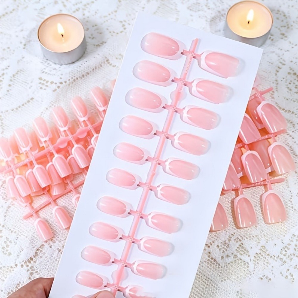 120PCS Short Square French Tip - Nail Art Natural review and price