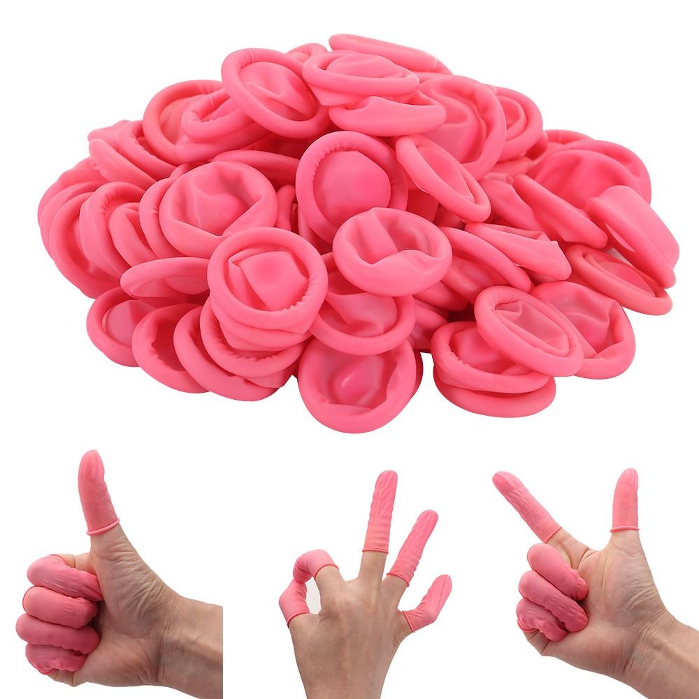 100PCS Disposable Finger Cover - Nail Art Natural review and price