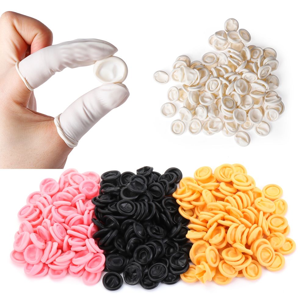 100PCS Disposable Finger Cover - Nail Art Natural review and price