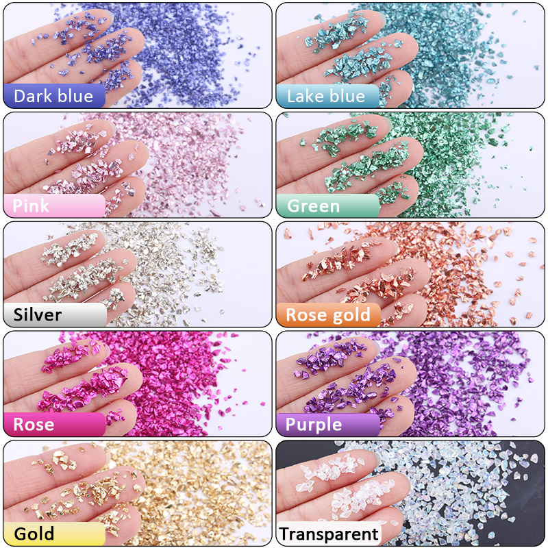 Epoxy Resin Colorful Metallic  - Nail Art Natural review and price