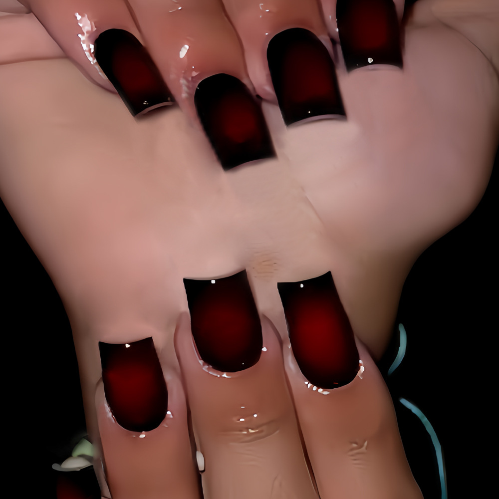 Short Square fake nails for wo - Nail Art Fake review and price