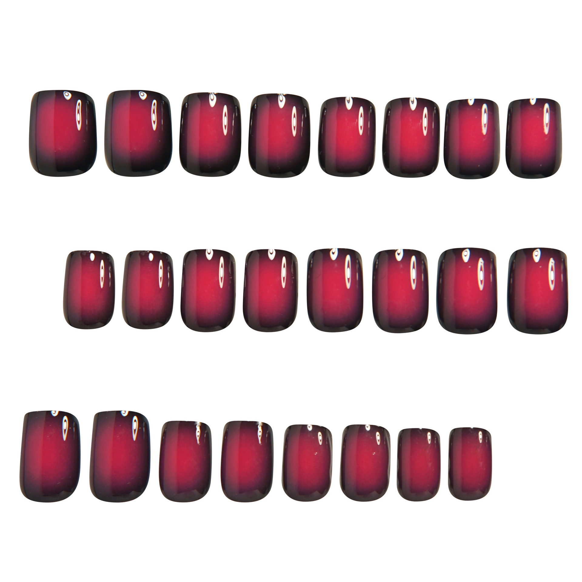 Short Square fake nails for wo - Nail Art Fake review and price