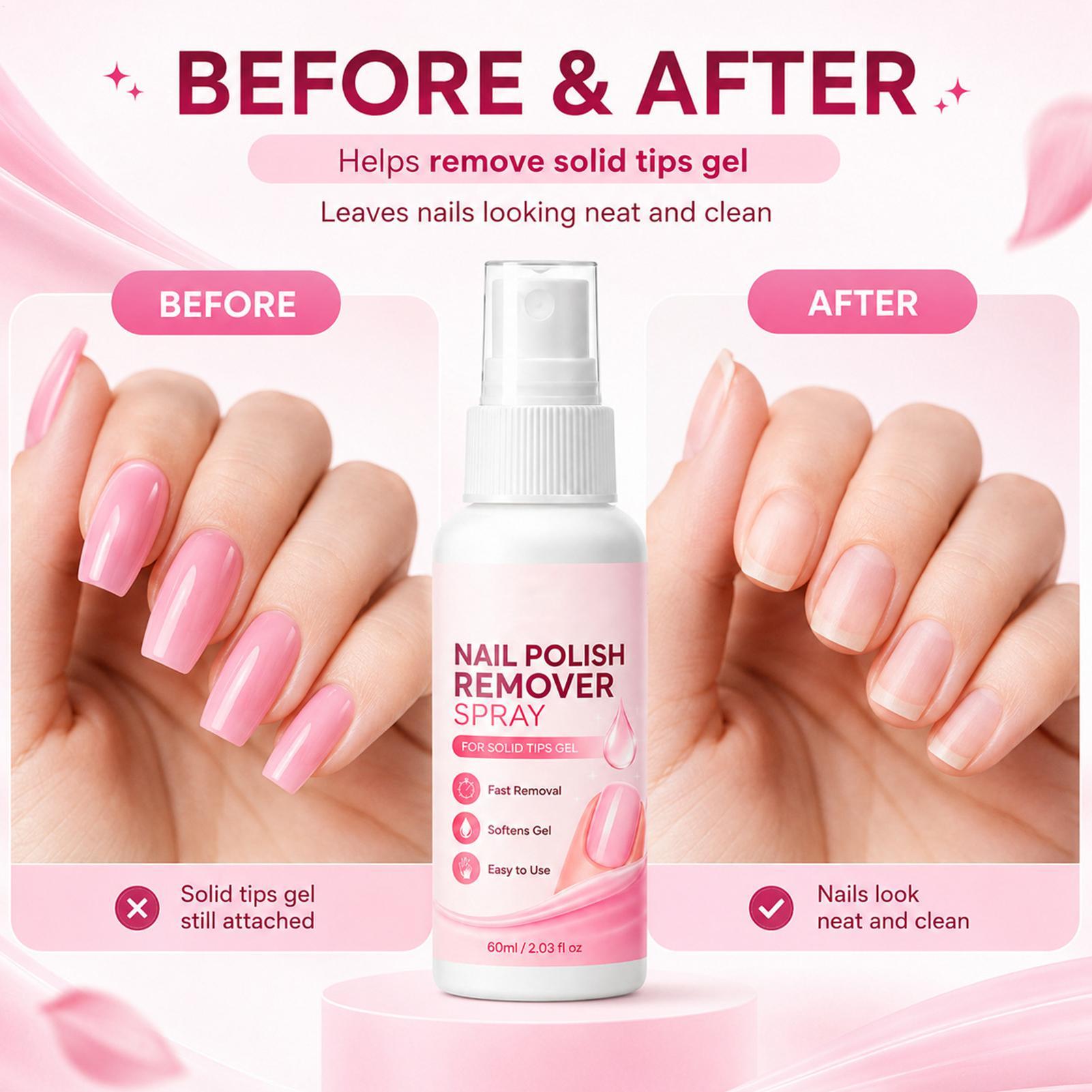 60ml Nail Remover Spray For Pr - Nail Art Fake review and price