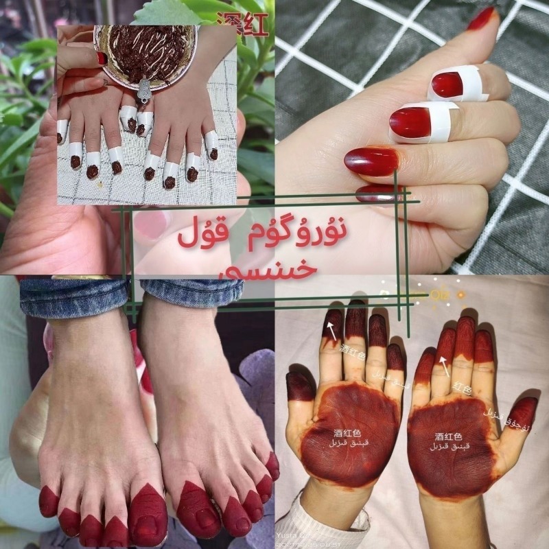 40g Henna Nail Dye Powder For  - Nail Art Natural review and price
