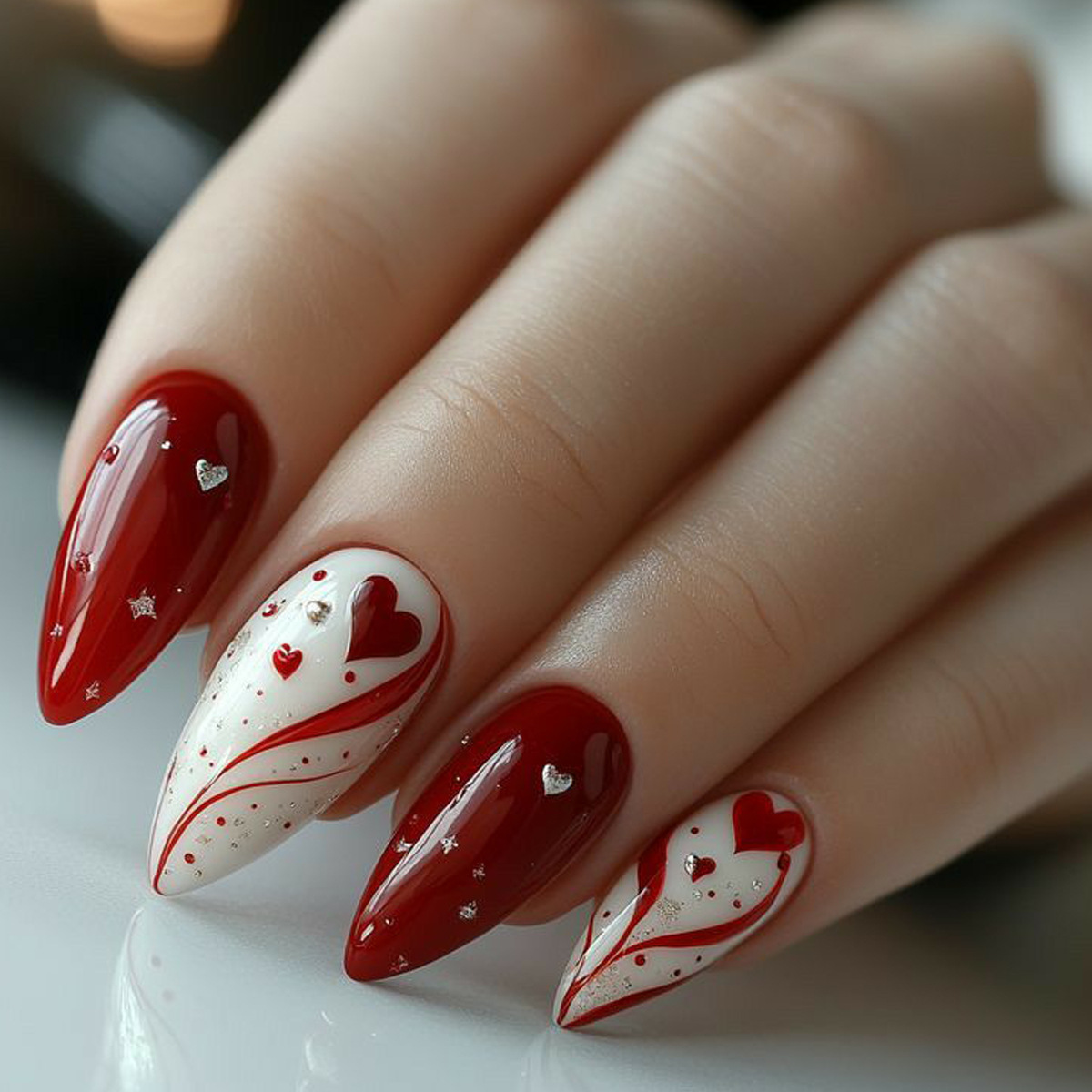 Short Medium fake nails for wo - Nail Art Fake review and price