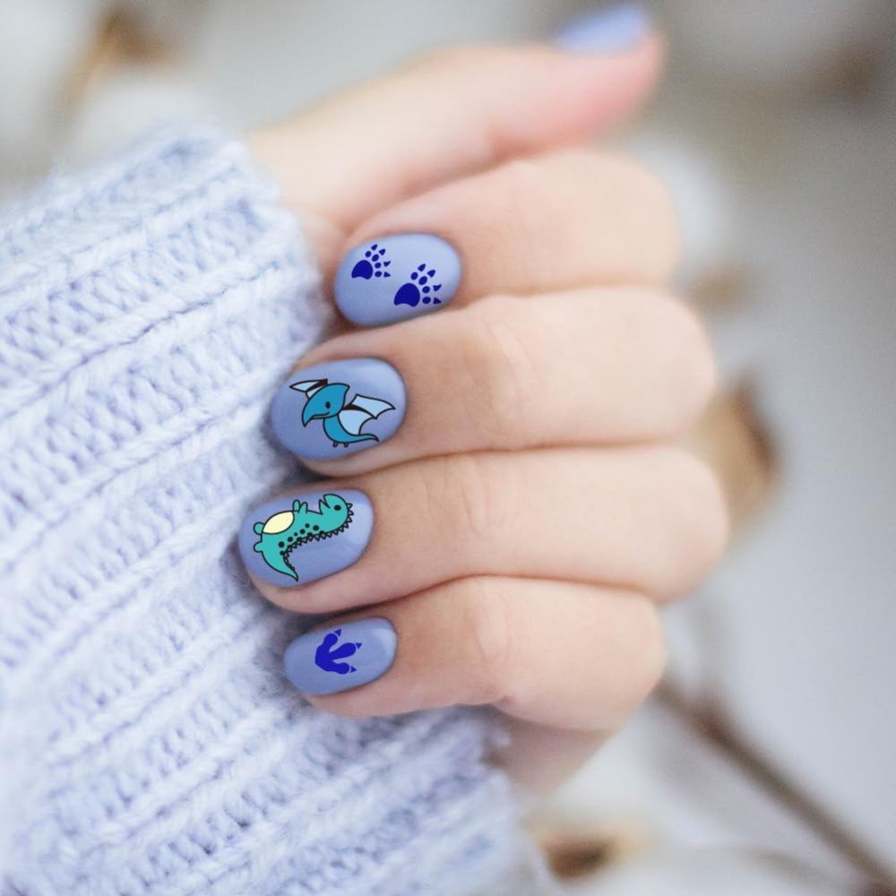 3pcs Dinosaur Nail Stamping Pl - Nail Art Love review and price