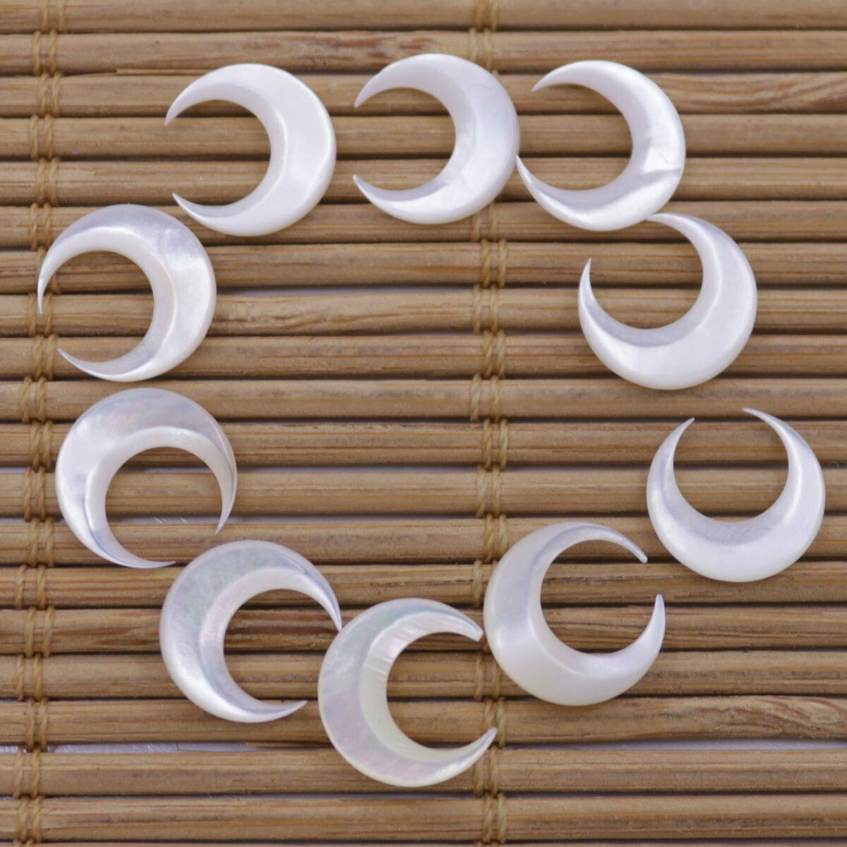 10 PCS Nail 3D Art Moon Shape  - Nail Art Natural review and price